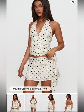 Princess Polly Polka Dot Set